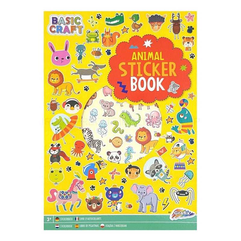 Laad de afbeelding in de Gallery-viewer, Grafix A4 Stickerboek Assorti