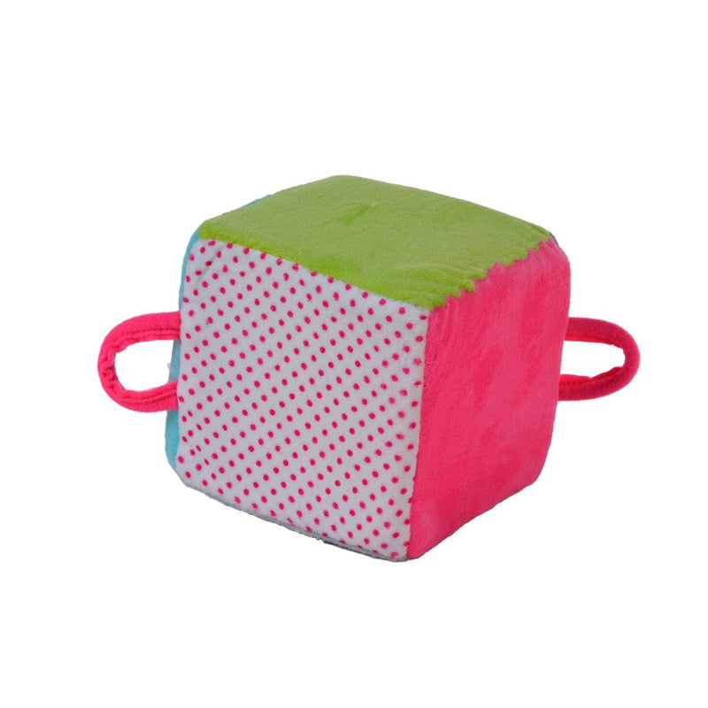 Laad de afbeelding in de Gallery-viewer, Angel Toys Rammelaar Kubus Met Belletje 11 Cm