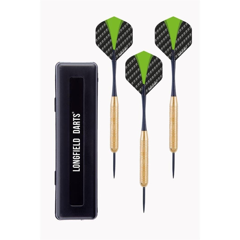 Laad de afbeelding in de Gallery-viewer, Longfield Darts Brass 3 Stuks 22 Gram