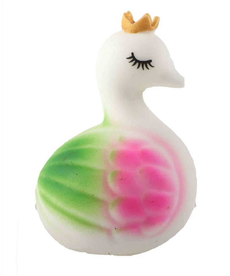 Laad de afbeelding in de Gallery-viewer, Squeeze ball zwaan 11,5 cm 83 gram met poeder