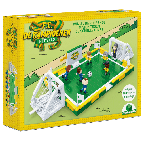 Laad de afbeelding in de Gallery-viewer, Speelbouwset FC De Kampioenen - 'Het Veld'