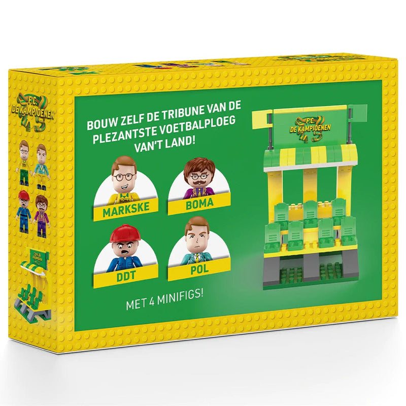 Laad de afbeelding in de Gallery-viewer, Speelbouwset FC De Kampioenen - 'De Tribune'