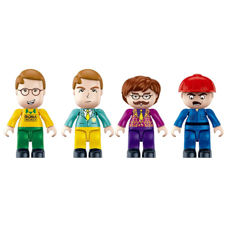 Laad de afbeelding in de Gallery-viewer, Speelbouwset FC De Kampioenen - 'De Tribune'