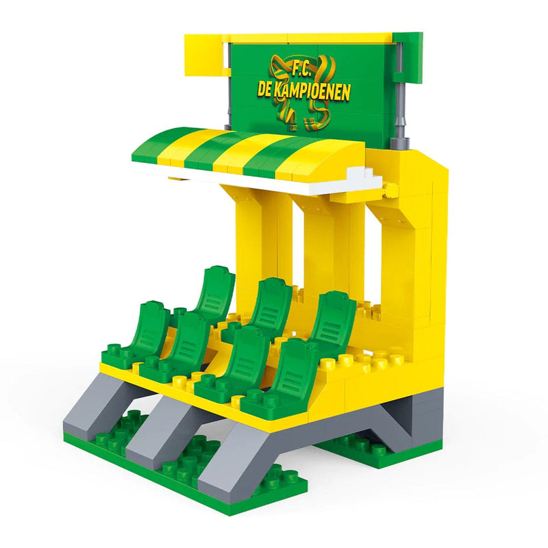 Laad de afbeelding in de Gallery-viewer, Speelbouwset FC De Kampioenen - 'De Tribune'