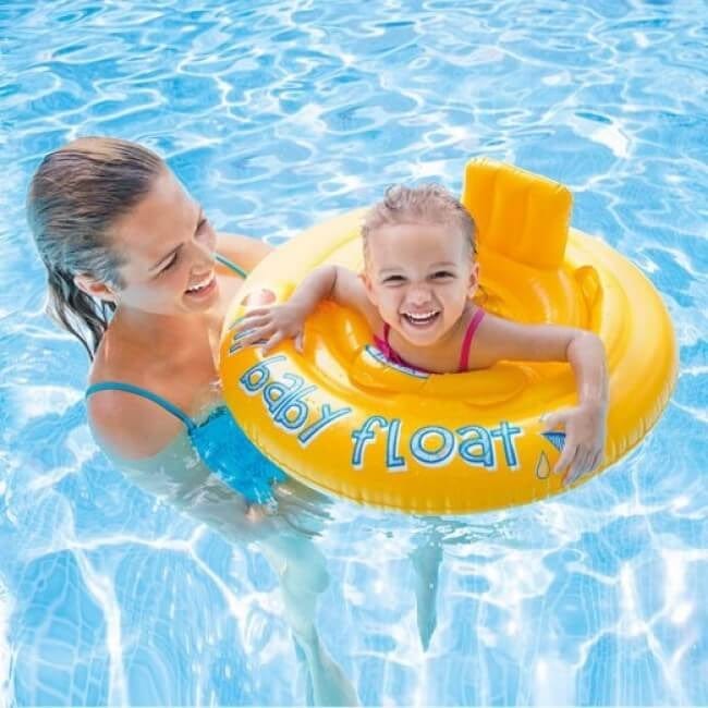 Laad de afbeelding in de Gallery-viewer, Intex Baby Zwemband Met Zitje Ø 70 Cm