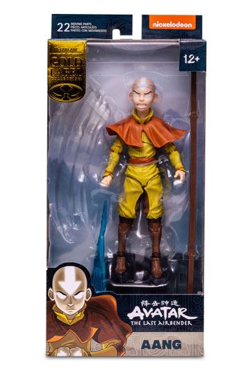 Laad de afbeelding in de Gallery-viewer, Avatar: The Last Airbender Actiefiguur Aang Avatar State (Goud Label) 18 cm