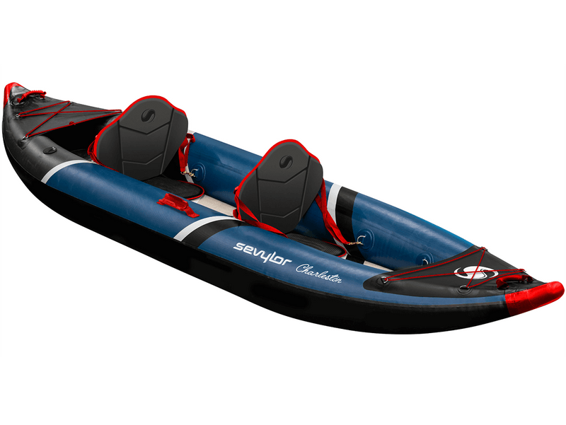 Laad de afbeelding in de Gallery-viewer, Huismerk Sevylor Charleston Opblaasbare Kajak