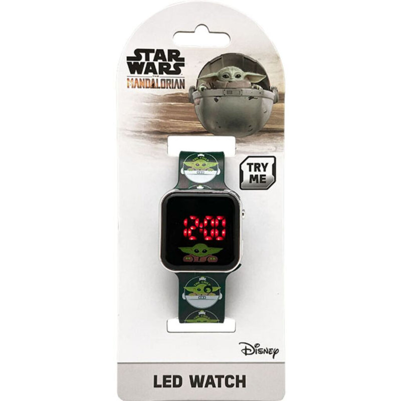 Laad de afbeelding in de Gallery-viewer, Overige Merken Accutime Led Horloge Star Wars Groen
