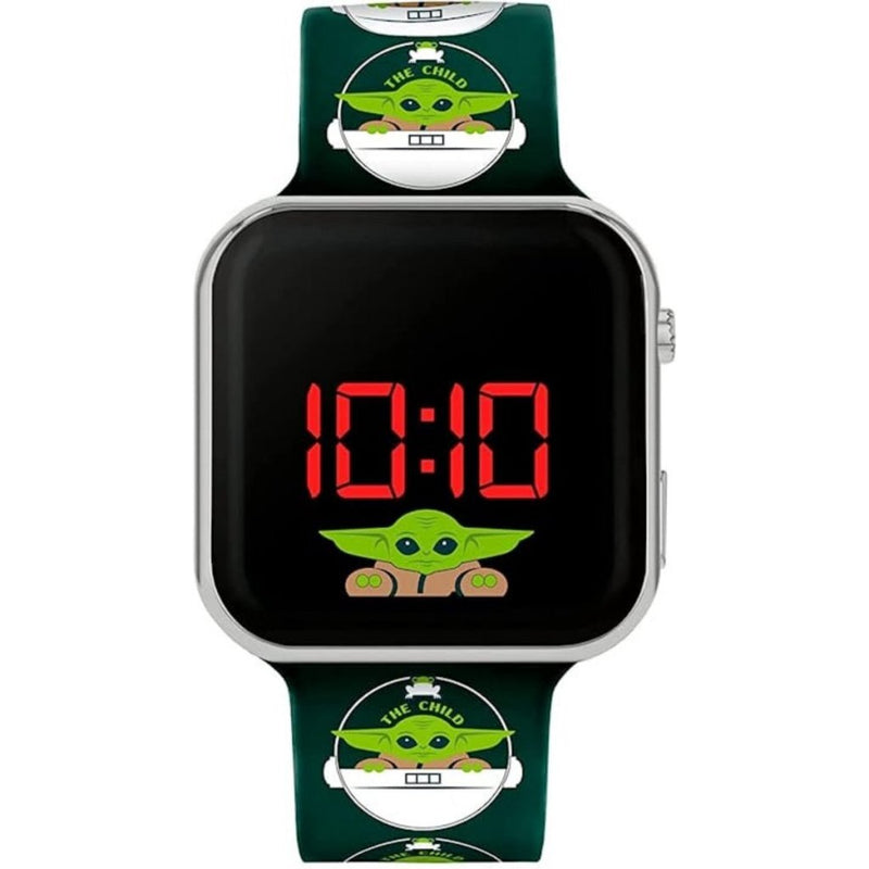 Laad de afbeelding in de Gallery-viewer, Overige Merken Accutime Led Horloge Star Wars Groen
