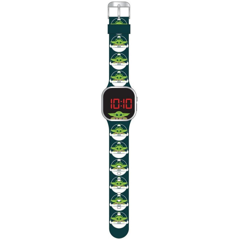 Laad de afbeelding in de Gallery-viewer, Overige Merken Accutime Led Horloge Star Wars Groen
