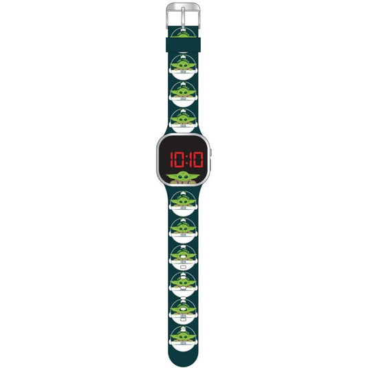 Overige Merken Accutime Led Horloge Star Wars Groen