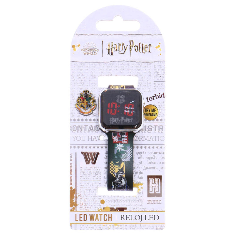 Laad de afbeelding in de Gallery-viewer, Accutime Led Horloge Harry Potter Zwart
