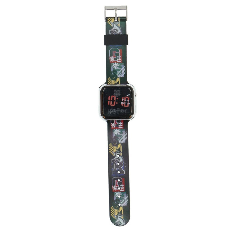 Laad de afbeelding in de Gallery-viewer, Accutime Led Horloge Harry Potter Zwart
