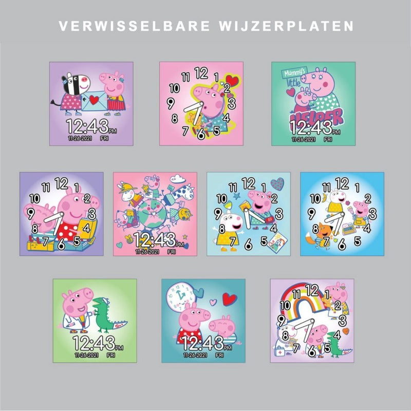 Laad de afbeelding in de Gallery-viewer, Peppa Pig Accutime Peppa Pig Interactief Horloge Roze
