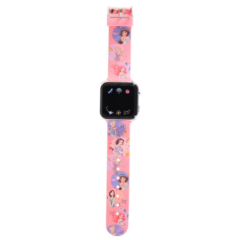 Laad de afbeelding in de Gallery-viewer, Disney Princess Led Horloge Roze
