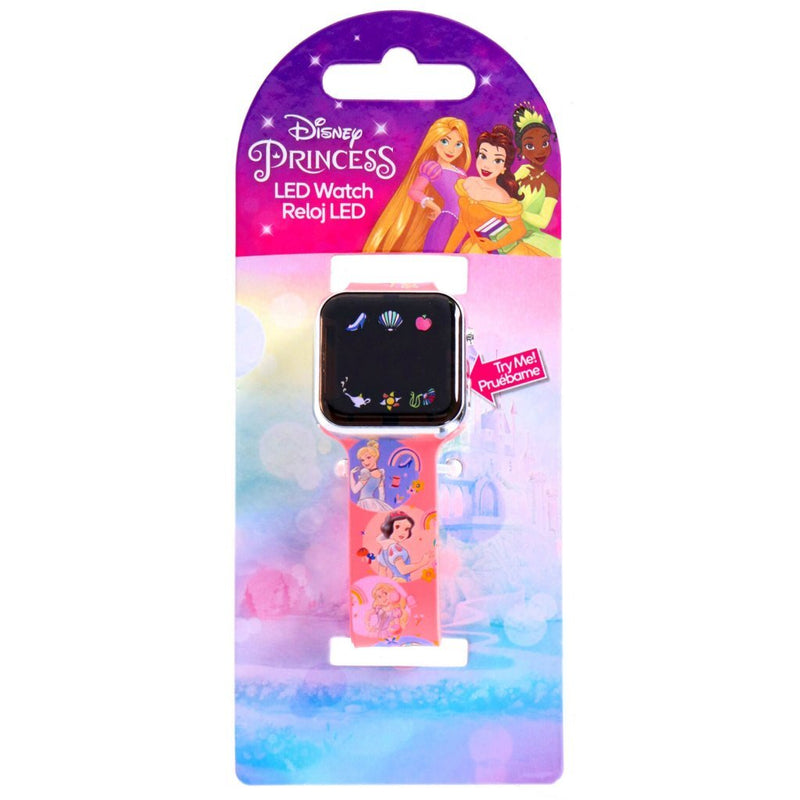 Laad de afbeelding in de Gallery-viewer, Disney Princess Led Horloge Roze
