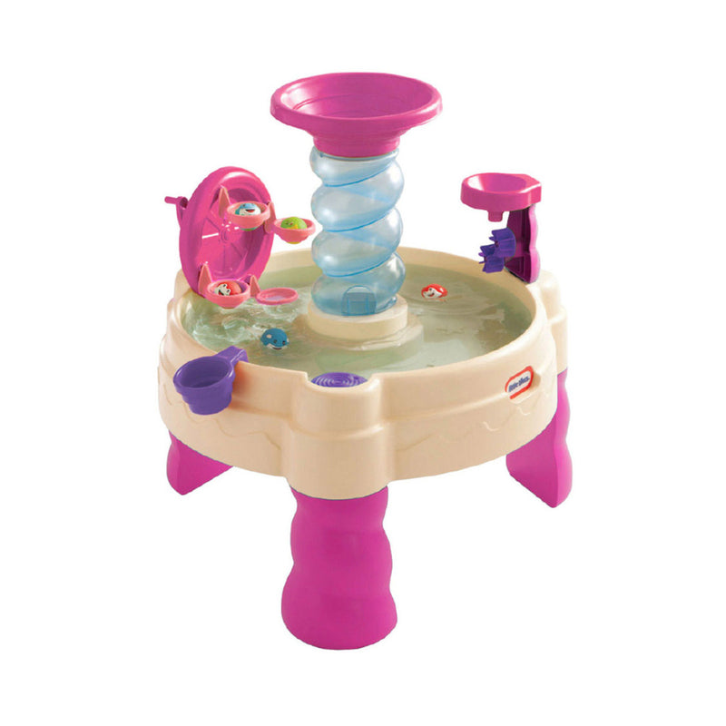 Laad de afbeelding in de Gallery-viewer, Little Tikes Watertafel Spiraal Roze/Paars
