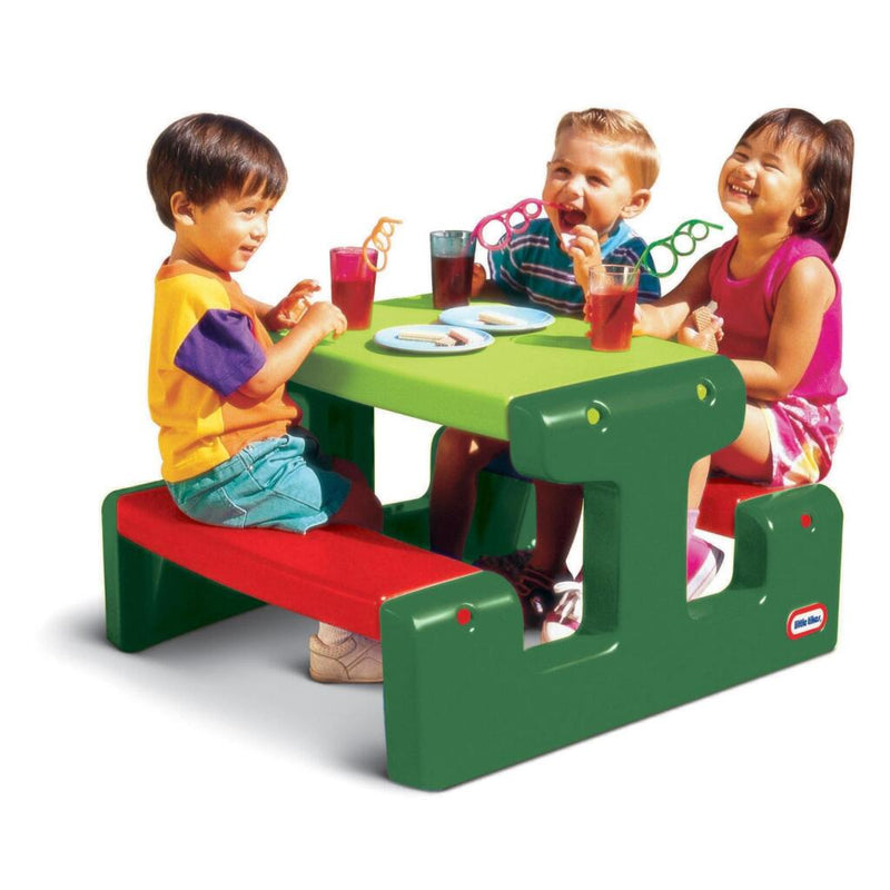 Laad de afbeelding in de Gallery-viewer, Little Tikes Junior Evergreen Picknicktafel
