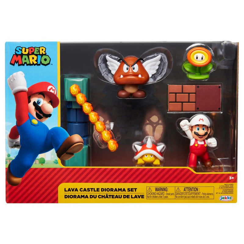 Laad de afbeelding in de Gallery-viewer, Jakks Super Mario Lava Castle Speelset
