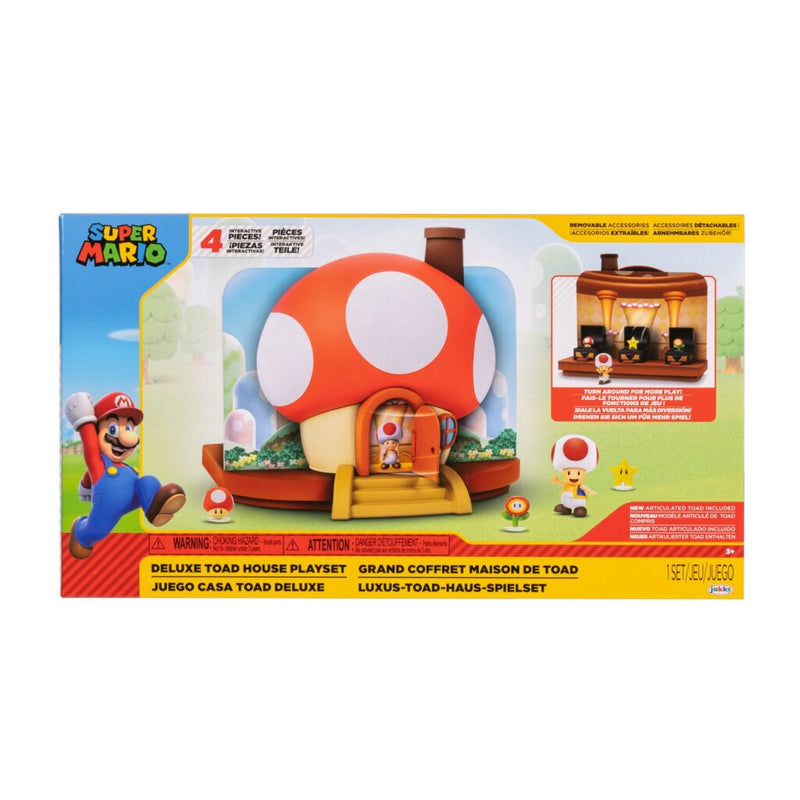 Laad de afbeelding in de Gallery-viewer, Jakks Super Mario Toad Huis Deluxe
