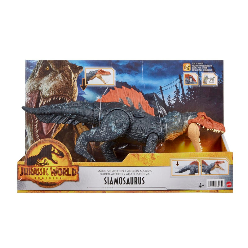 Laad de afbeelding in de Gallery-viewer, Mattel Jurassic World Massive Action Siamosaurus
