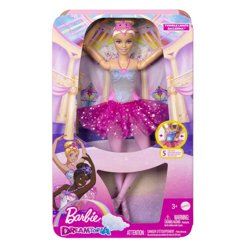 Laad de afbeelding in de Gallery-viewer, Barbie Dreamtopia Ballerina + Licht
