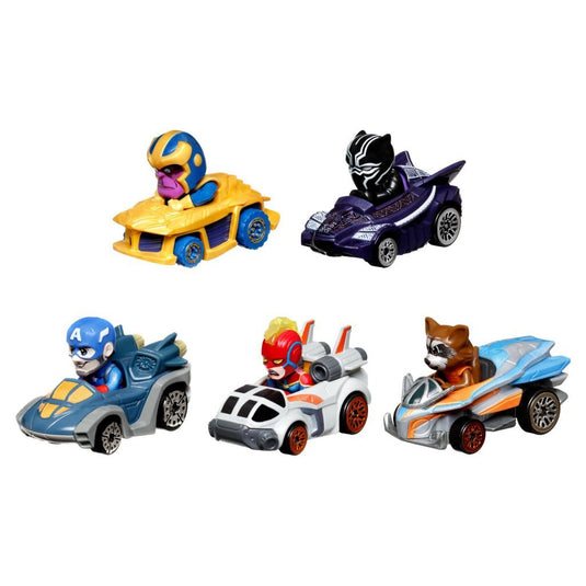 Mattel Hot Wheels Racevers Marvel 5 Pack