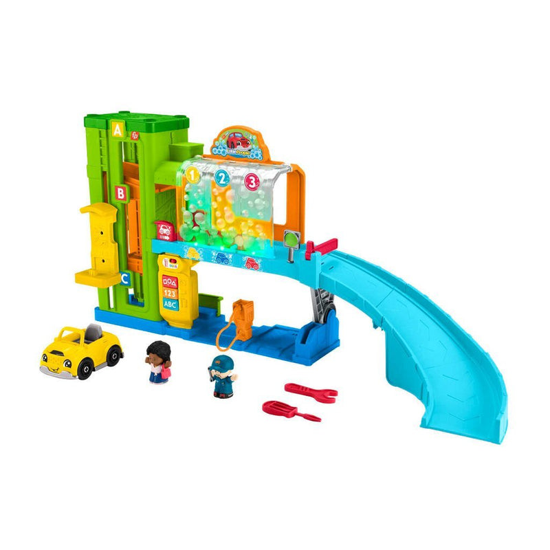 Laad de afbeelding in de Gallery-viewer, Fisher Price Little People Garage + Licht En Geluid
