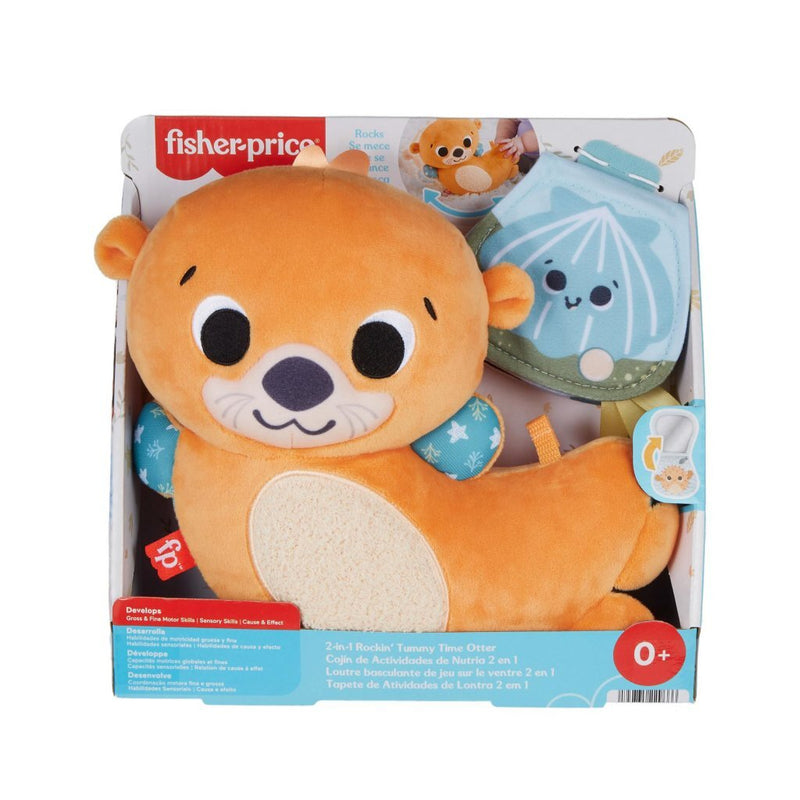Laad de afbeelding in de Gallery-viewer, Fisher Price 2In1 Schommelende Otter Knuffel
