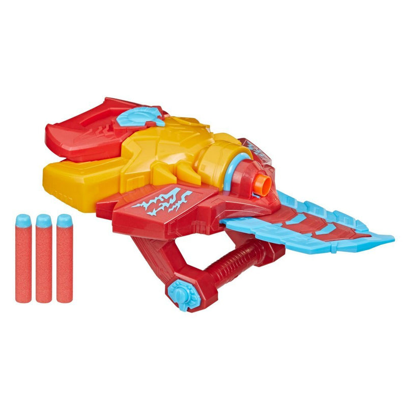 Laad de afbeelding in de Gallery-viewer, Nerf Marvel Mech Strike Monster Hunters Iron Man + 3 Darts
