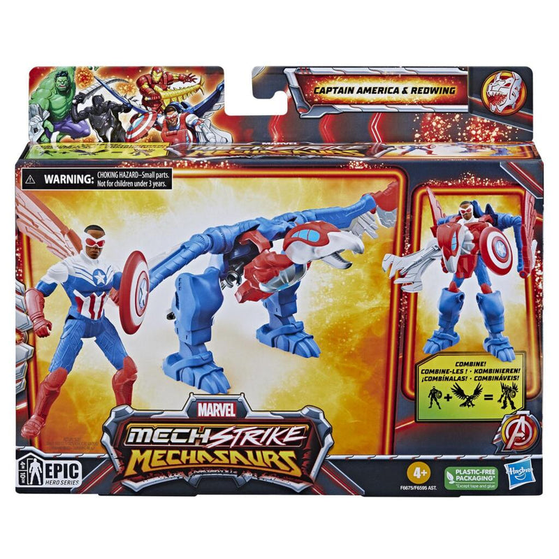 Laad de afbeelding in de Gallery-viewer, Marvel Mech Strike Captain America 10 Cm
