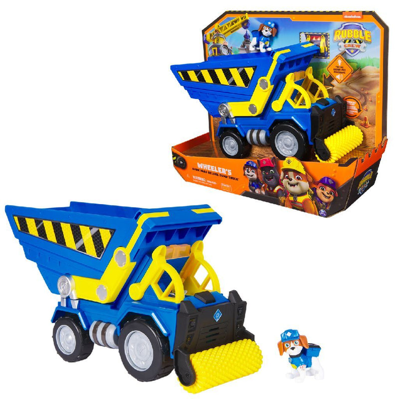 Laad de afbeelding in de Gallery-viewer, Paw Patrol Rubble And Crew Vuilniswagen + Licht En Geluid
