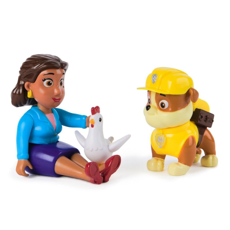 Laad de afbeelding in de Gallery-viewer, Paw Patrol Hero Pups Rubble + Burgemeester Goodway
