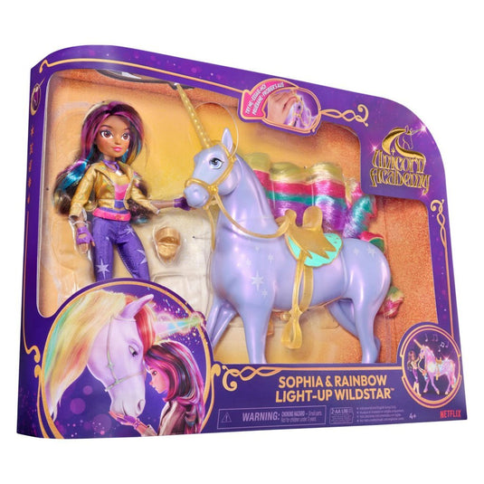 Unicorn Academy Sophia En Rainbow Wildstar + Licht