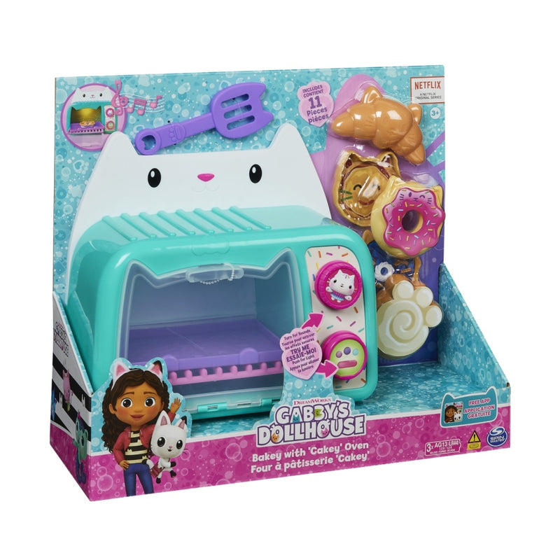 Laad de afbeelding in de Gallery-viewer, Gabby&#39;s Dollhouse Gabby&#039;S Dollhouse Cakeys Oven + Geluid
