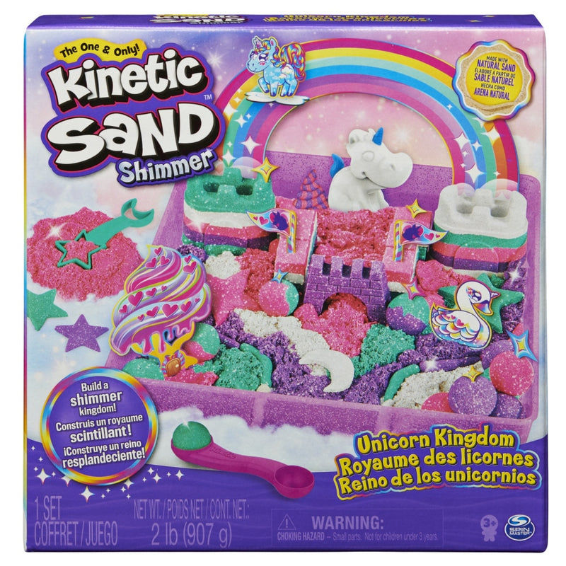 Laad de afbeelding in de Gallery-viewer, Kinetic Sand Unicorn Kingdom Speelset
