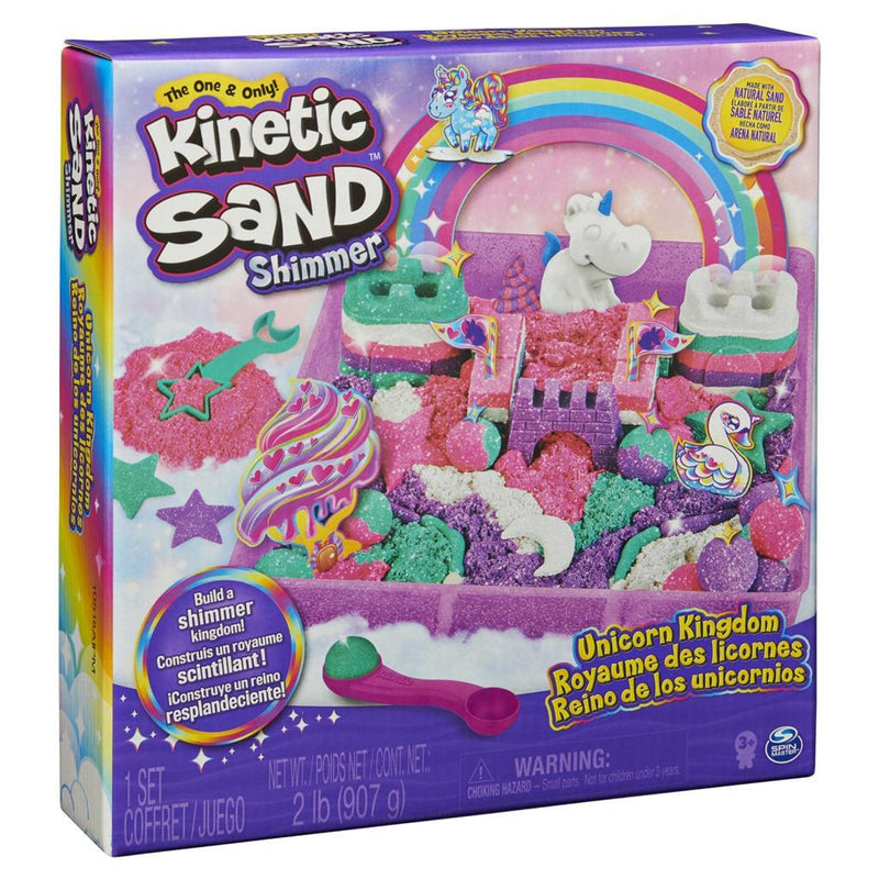 Laad de afbeelding in de Gallery-viewer, Kinetic Sand Unicorn Kingdom Speelset
