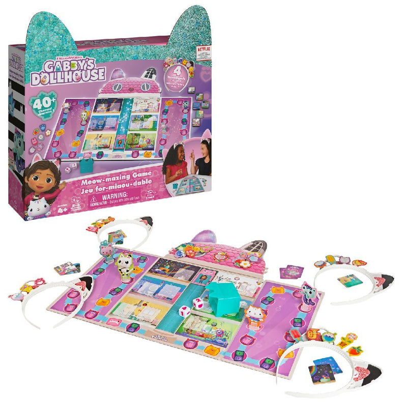 Laad de afbeelding in de Gallery-viewer, Gabby&#39;s Dollhouse Gabby&#039;S Dollhouse Meow-Mazing Bordspel
