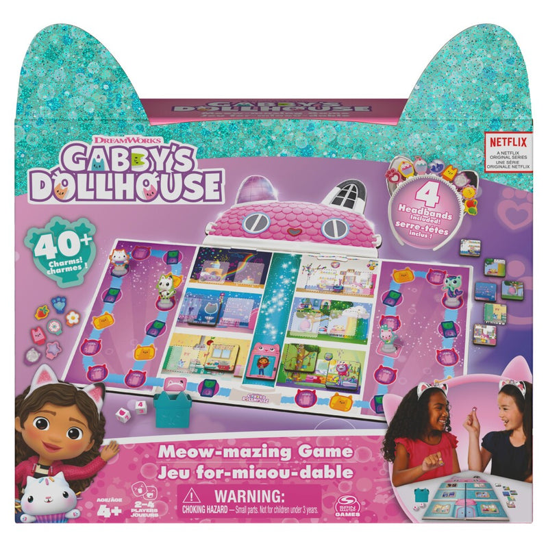 Laad de afbeelding in de Gallery-viewer, Gabby&#39;s Dollhouse Gabby&#039;S Dollhouse Meow-Mazing Bordspel
