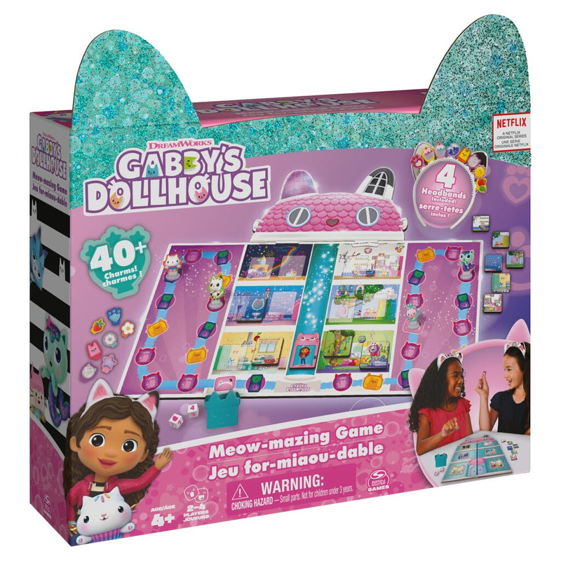 Laad de afbeelding in de Gallery-viewer, Gabby&#39;s Dollhouse Gabby&#039;S Dollhouse Meow-Mazing Bordspel
