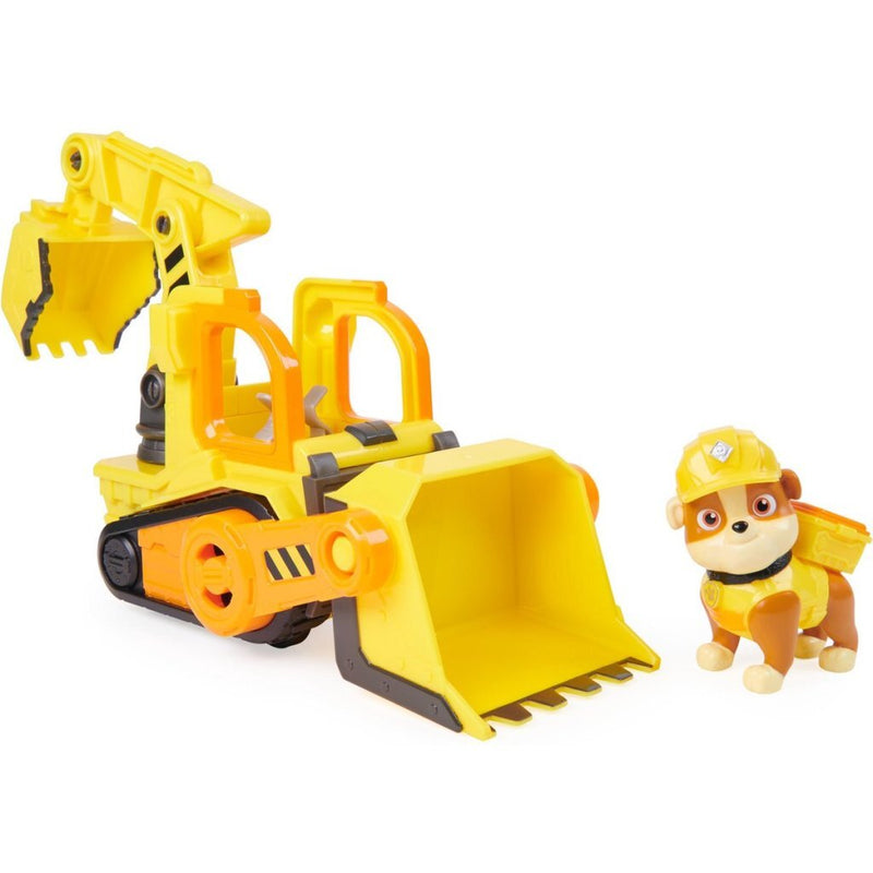 Laad de afbeelding in de Gallery-viewer, Paw Patrol Rubble &Amp; Crew Rubble&Rsquo;S Bulldozer + Figuur
