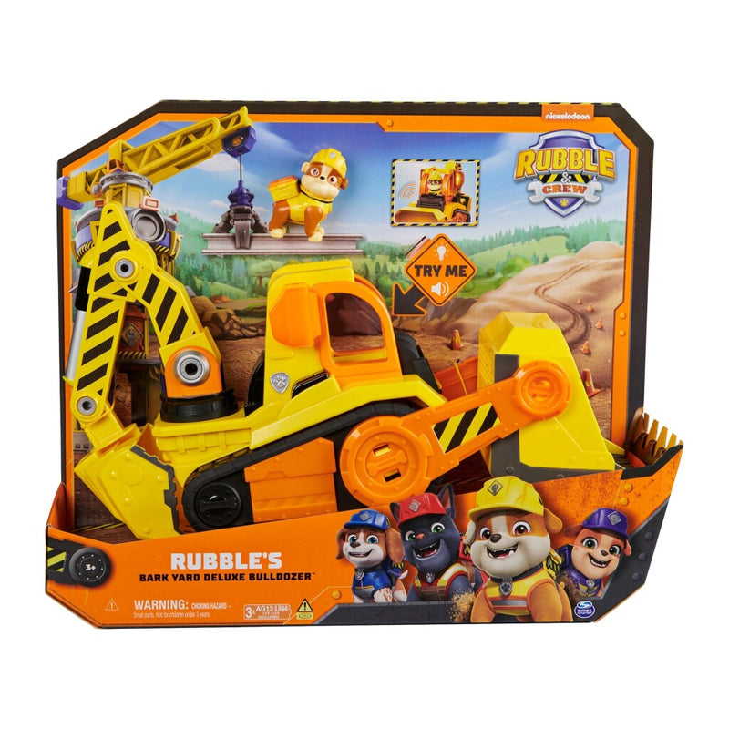 Laad de afbeelding in de Gallery-viewer, Paw Patrol Rubble And Crew Bulldozer + Licht En Geluid
