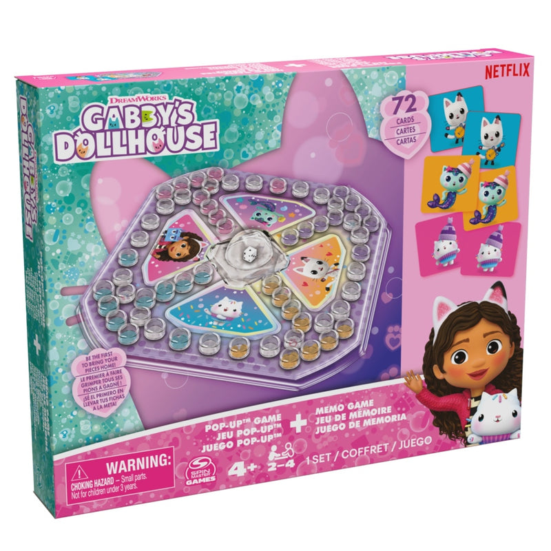 Laad de afbeelding in de Gallery-viewer, Gabby&#39;s Dollhouse Gabby&#039;S Dollhouse Memo En Pop-Up Spel
