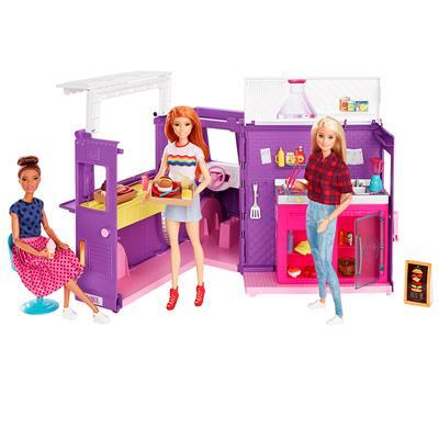 Laad de afbeelding in de Gallery-viewer, Barbie Fresh &#039;N&#039; Fun Food Truck Speelset
