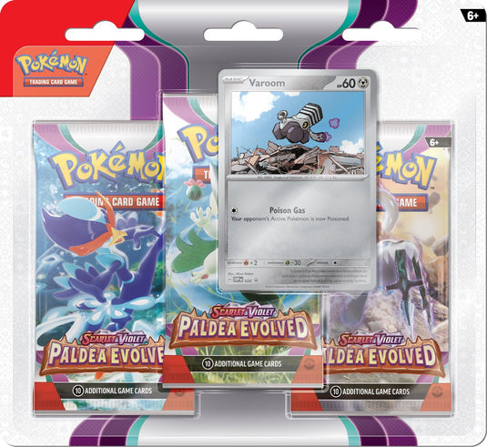 Pokemon - Paladea Evolved 3-Pack Blister - Varoom