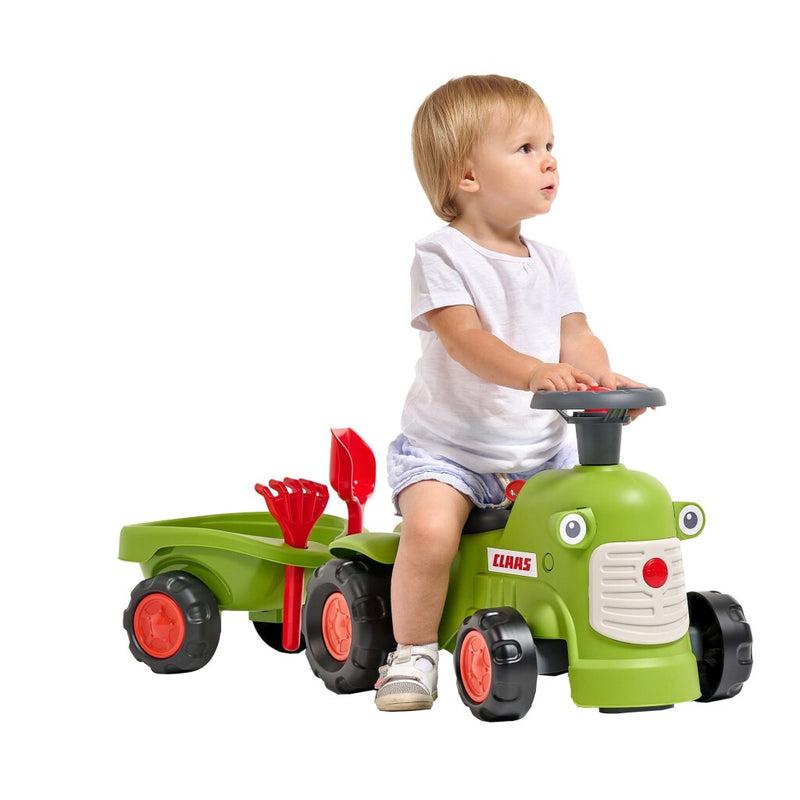 Laad de afbeelding in de Gallery-viewer, Falk Claas Looptractor Vintage Set Groen
