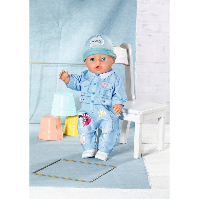 Laad de afbeelding in de Gallery-viewer, Baby Born Outfit Jeans Overal
