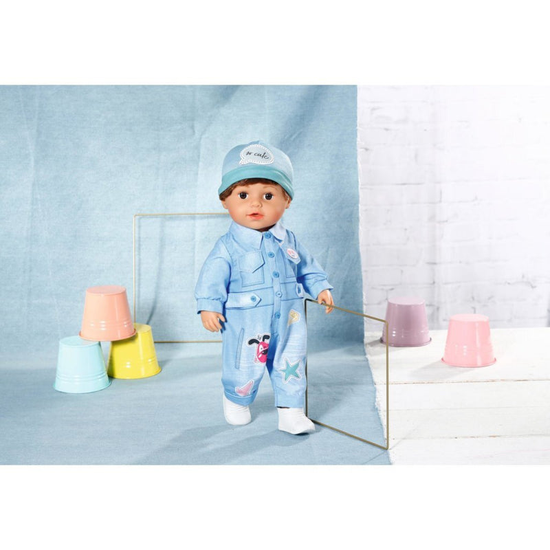 Laad de afbeelding in de Gallery-viewer, Baby Born Outfit Jeans Overal
