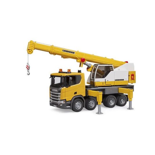 Bruder 03571 Scania Super 560R Liebherr Kraanwagen + Licht En Geluid