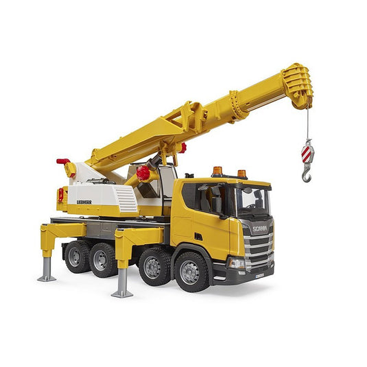 Bruder 03571 Scania Super 560R Liebherr Kraanwagen + Licht En Geluid